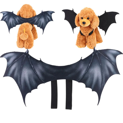 Halloween Pet Party Cosplay Costume Dog Bat Wings