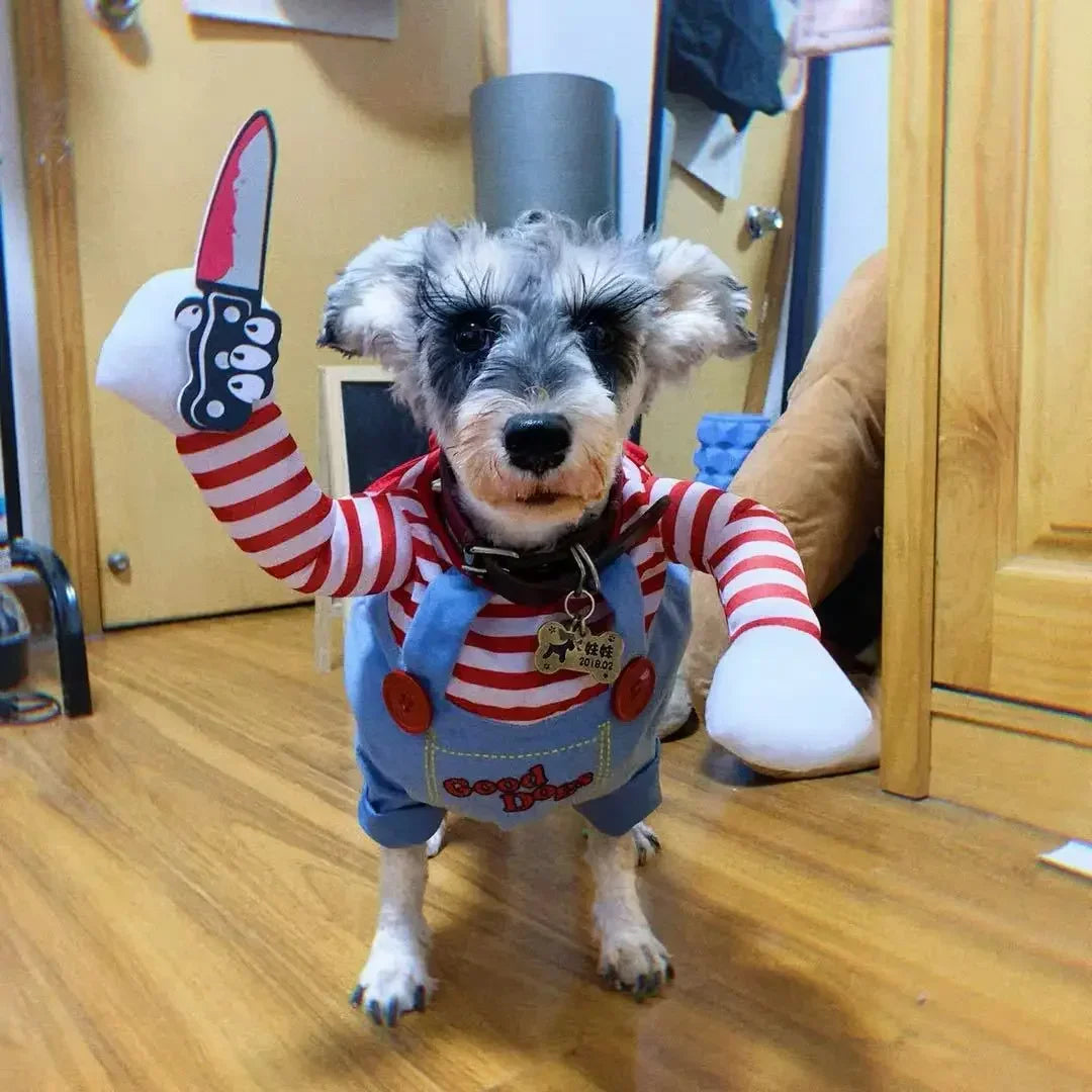 Halloween Horror Movie Cosplay Chucky Pet Dog Costume