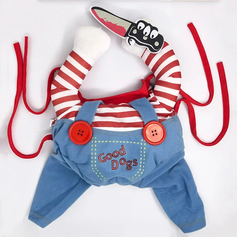 Halloween Horror Movie Cosplay Chucky Pet Dog Costume